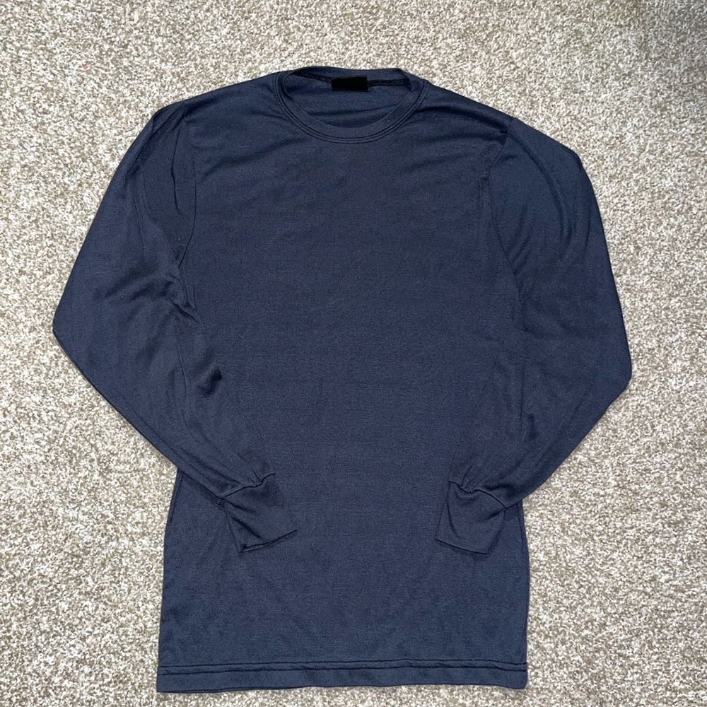 Polarmax - Black Knit Long sleeve thermal